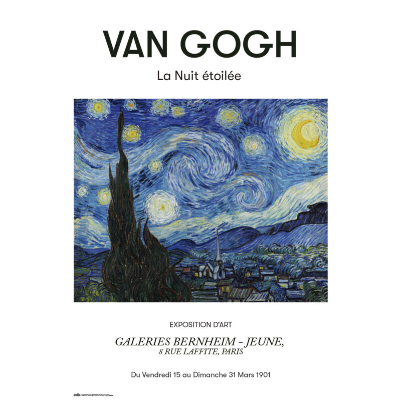 foto del prodotto grupo erik poster van gogh la nuit etoilee