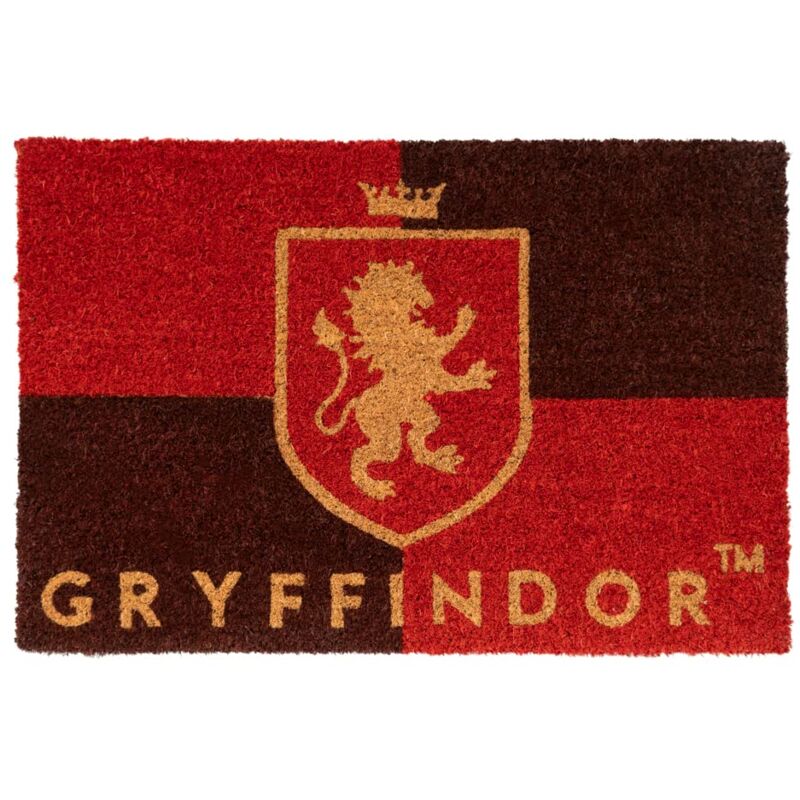 foto del prodotto grupo erik zerbino harry potter, zerbino ingresso grifondoro, fabbricato con una base in pvc antiscivolo, 40x60 cm