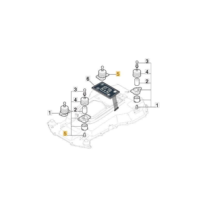immagine 0 del prodotto gruppo ammortizzatore originale stiga robot tagliaerba a1500 rtk 381394801 2