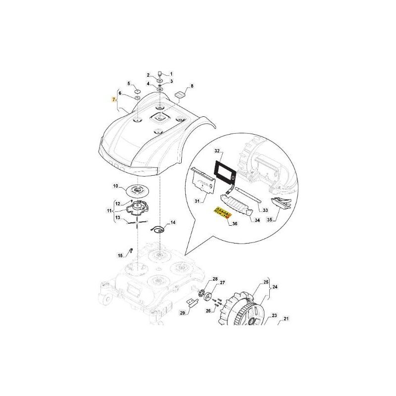 foto del prodotto gruppo calotta originale stiga - 112600289/0