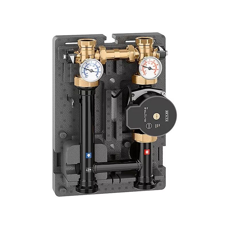 foto del prodotto gruppo di distribuzione diretta per impianti di riscaldamento e condizionamento, dn 25. misura 1 - tipologia pompa evosta2 70/130 165640he5