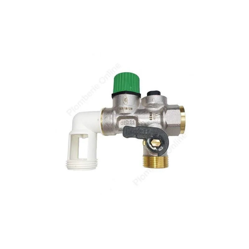 foto del prodotto gruppo di sicurezza 20x27 angolato anti calcare