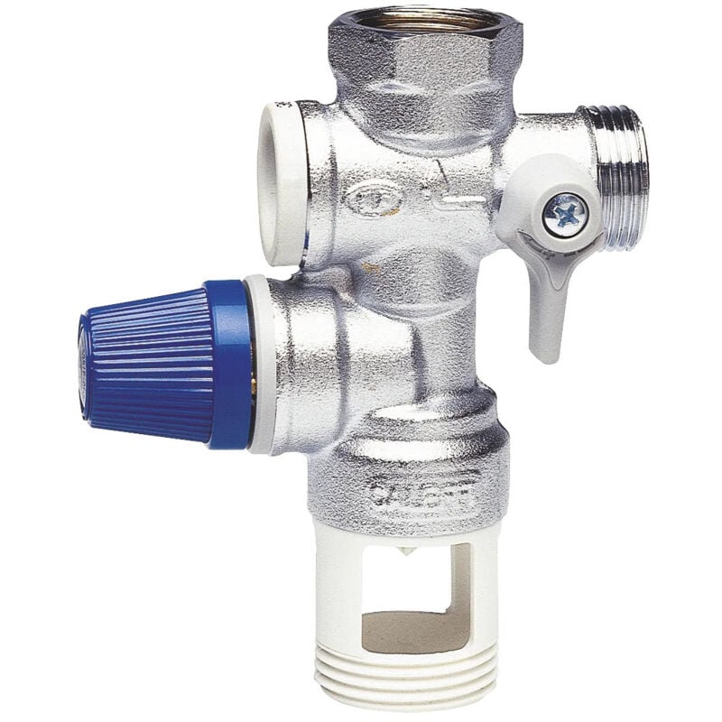 foto del prodotto gruppo di sicurezza verticale thermador gsi15 con sede in acciaio inox da 1 2 , cromato