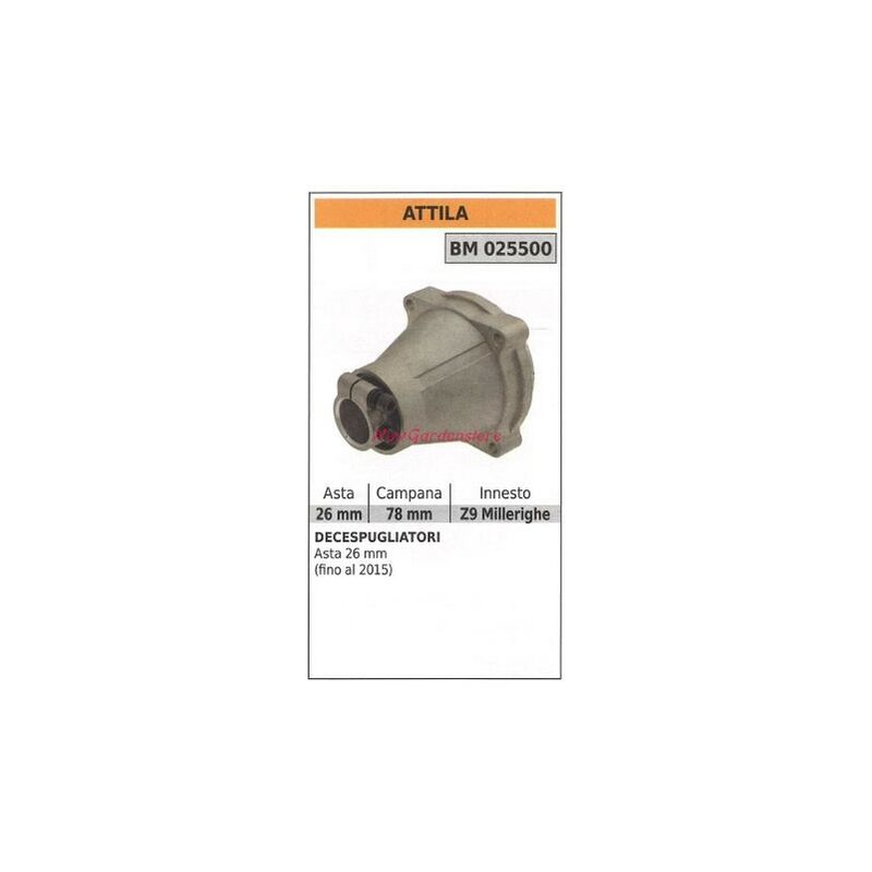 foto del prodotto gruppo frizione attila decespugliatore asta 26mm 025500