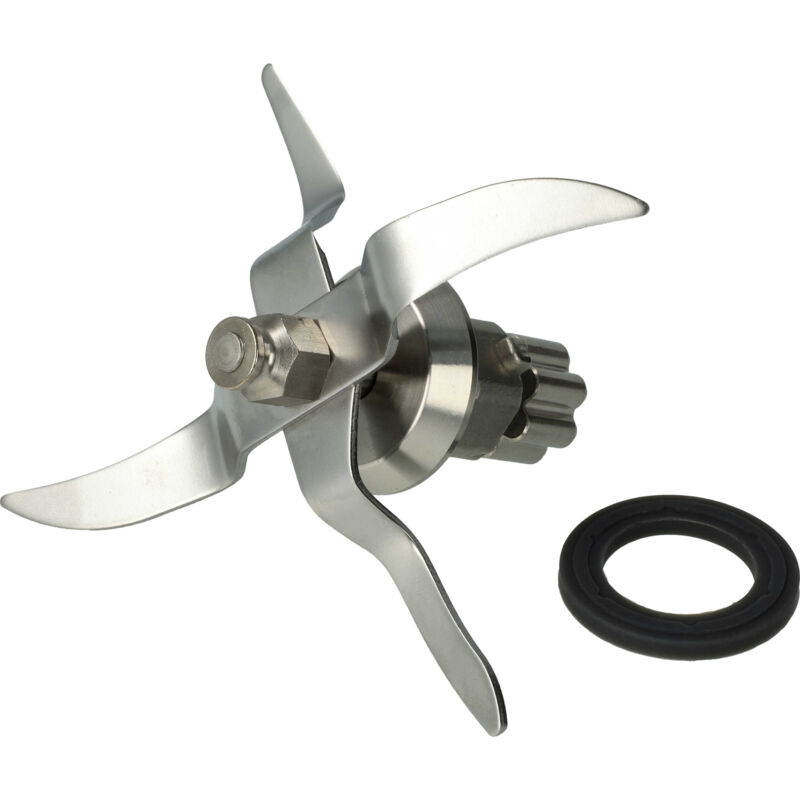 immagine 0 del prodotto gruppo lame compatibile con silvercrest skmk1200c3, 389505, skmk1100a1 robot da cucina con 4 lame in acciaio inox vhbw