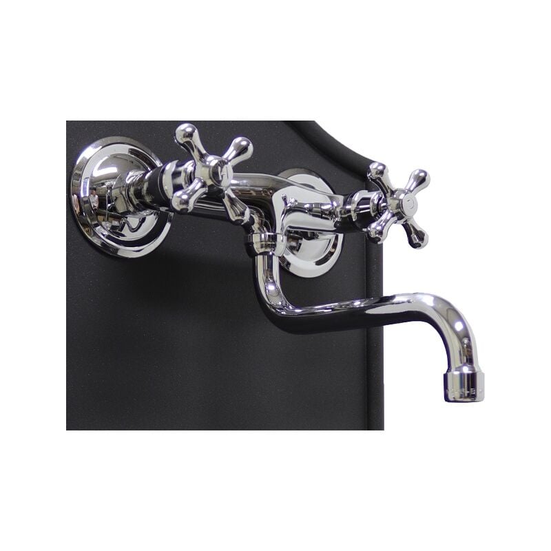 foto del prodotto gruppo lavello modello 404 c miscelatore per lavandino vasca fontana da giardino in ottone cromato