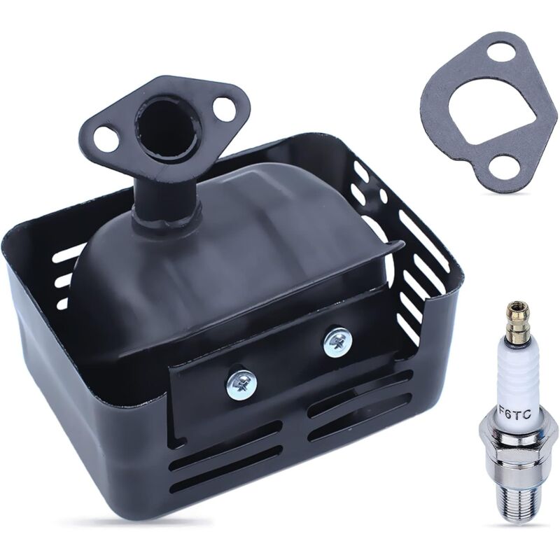 foto del prodotto gruppo marmitta di scarico con tubo di scarico per motore honda gx160 gx200 5,5 cv e 6,5 cv, parti di ricambio per utensili elettrici da giardino