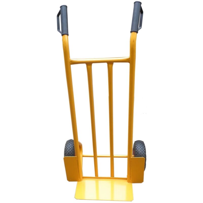 foto del prodotto gruppo maruccia - carrello portapacchi con struttura in acciaio e ruote pneumatiche portata 300 kg