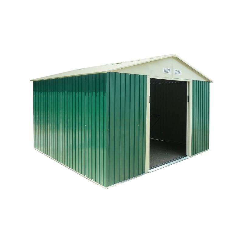 foto del prodotto gruppo maruccia casetta porta attrezzi da giardino zincata 201 x 181 centimetri casetta da giardino casetta ripostiglio