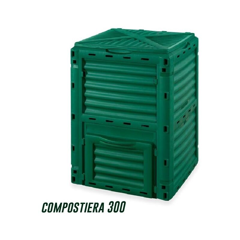 foto del prodotto gruppo maruccia compostiera per il riciclaggio dei rifiuti box per il compostaggio contenitore per compostaggio 300 litri