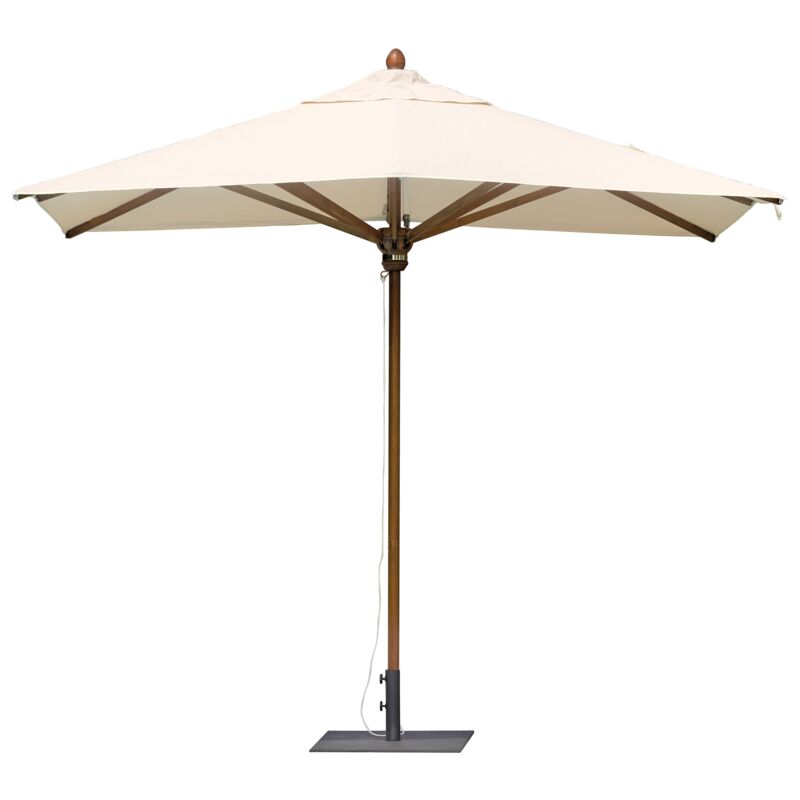 foto del prodotto gruppo maruccia ombrellone bar giardino palo centrale 3x2 mt in legno made in italy