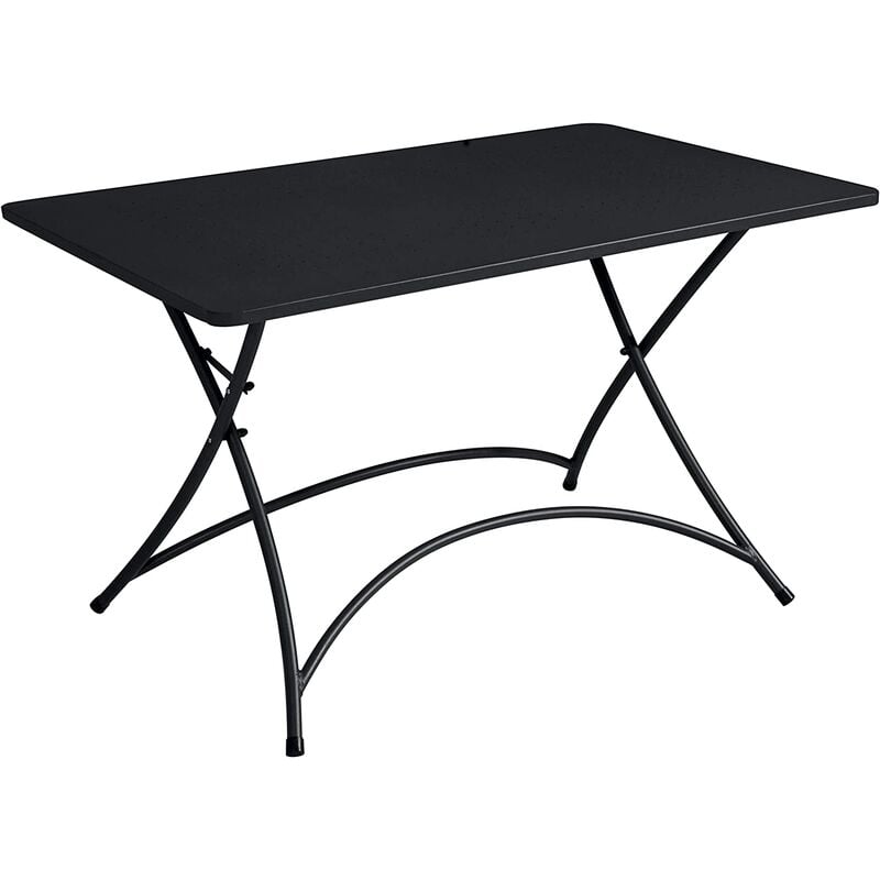 foto del prodotto gruppo maruccia tavolo bar giardino pieghevole in ferro per esterni rettangolare 120 x 70 cm