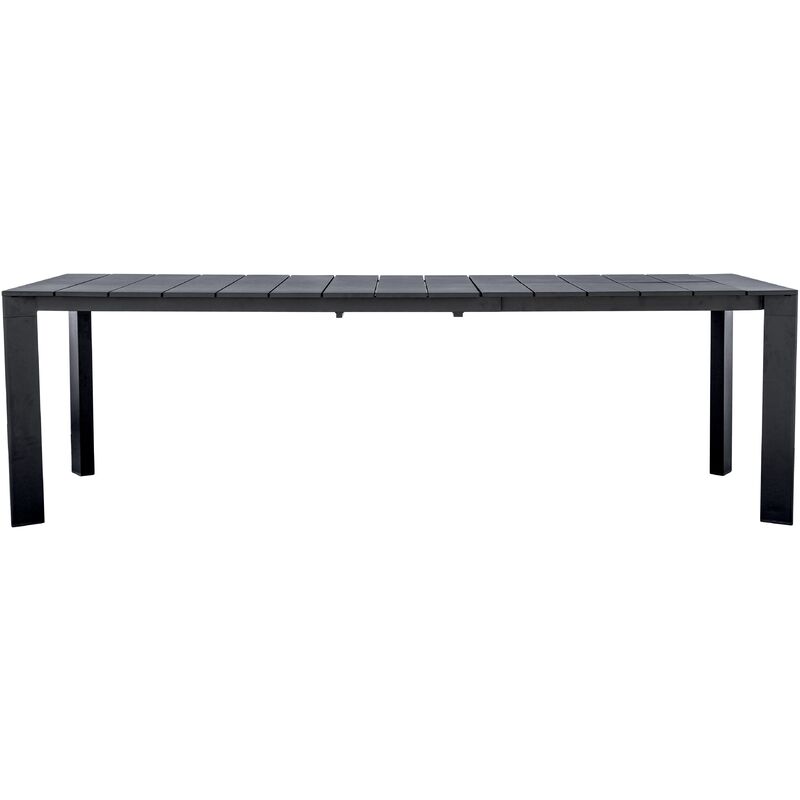 foto del prodotto gruppo maruccia tavolo da giardino in alluminio allungabile da 1,65 a 2,50 mt grigio antracite con gambe scorrevoli