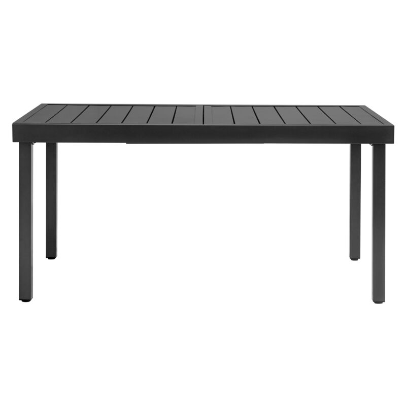 foto del prodotto gruppo maruccia tavolo giardino in alluminio antracite allungabile da 1,5 a 2,13 metri