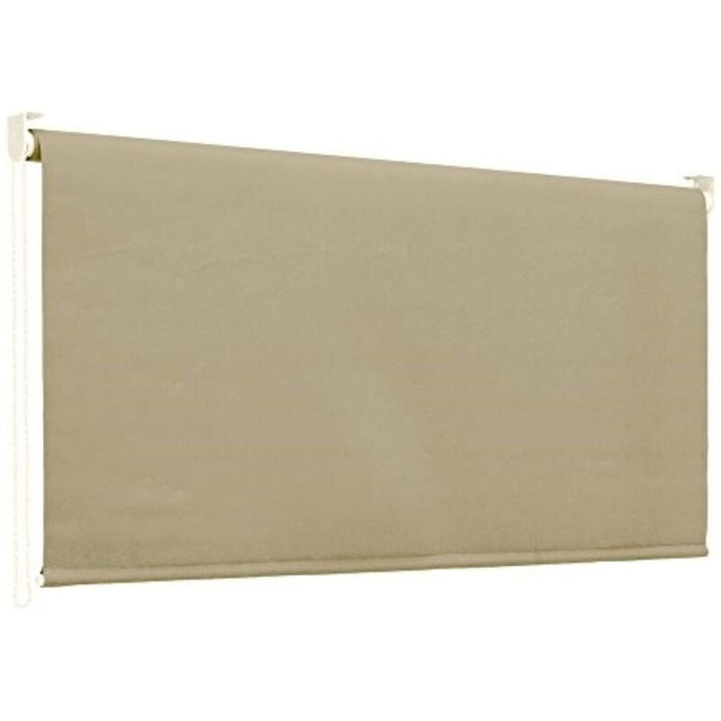 foto del prodotto gruppo maruccia tenda da sole a caduta 150 x 250 centimetri tenda parasole verticale rigata beige