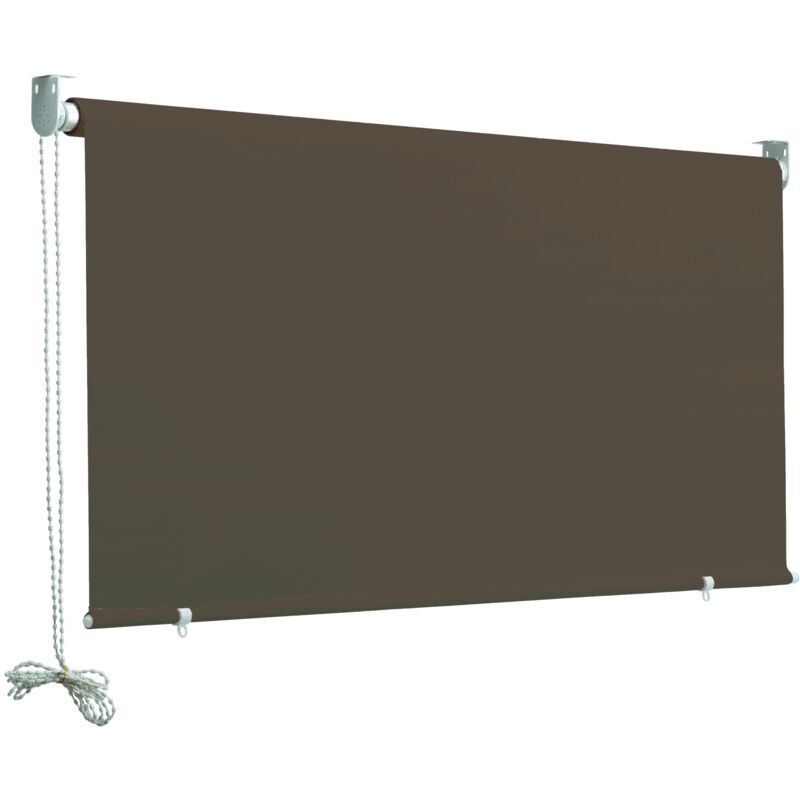 foto del prodotto gruppo maruccia tenda da sole a caduta 200 x 250 centimetri tenda parasole verticale marrone