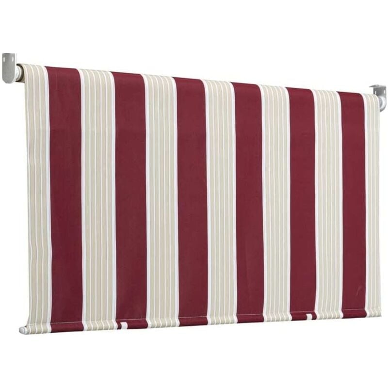 foto del prodotto gruppo maruccia - tenda da sole a caduta 200 x 250 centimetri tenda parasole verticale rigata bordeaux