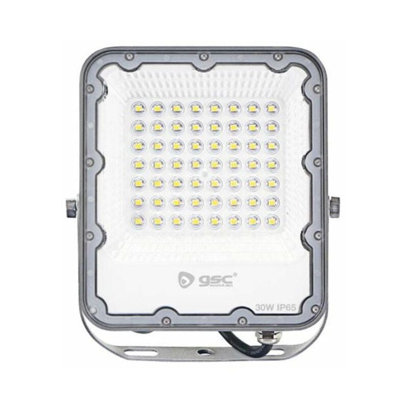 foto del prodotto gsc 202600033 proiettore in alluminio 30w 4000k ip65 grigio