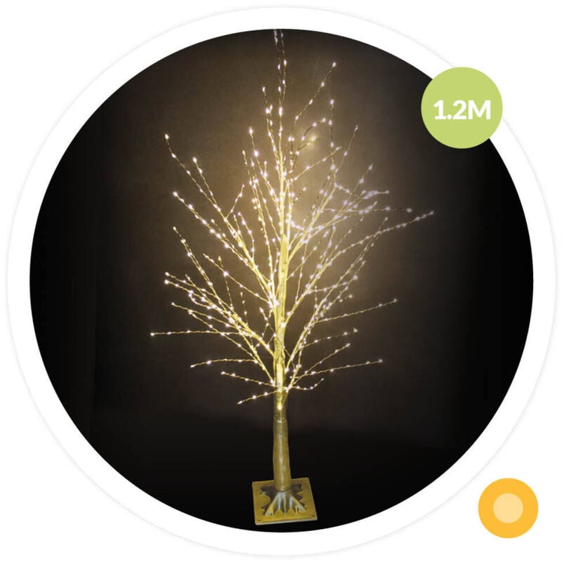 foto del prodotto gsc - albero decorativo led sirka 1,2m oro