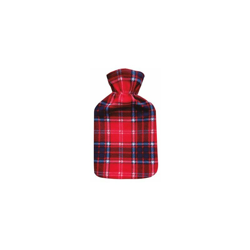foto del prodotto gsc borsa dell acqua calda da 2 litri plaid rosso