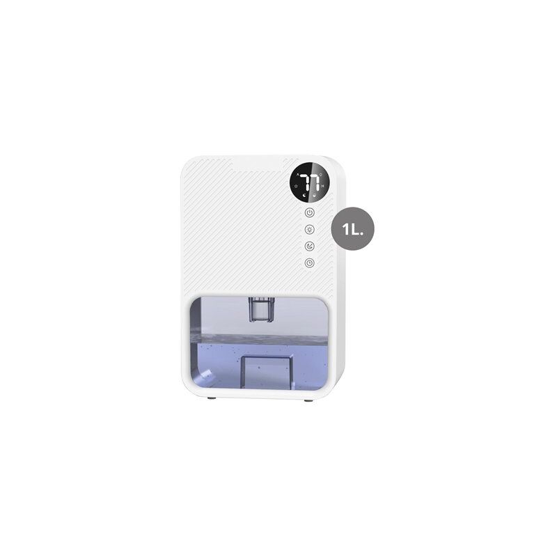 foto del prodotto gsc deumidificatore boure con cavo da 1,5m e copertura fino a 13 20m ip20 152x255x115mm colore bianco 1000ml 