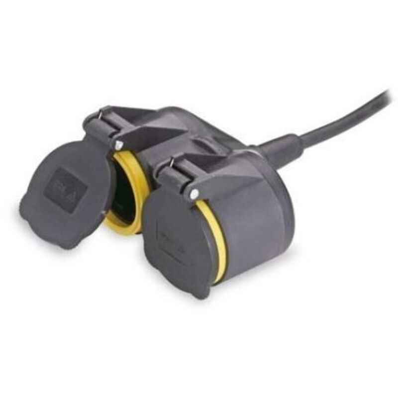 foto del prodotto gsc - doppia spina con cappucci per cavo a crimpare ip44 0503302