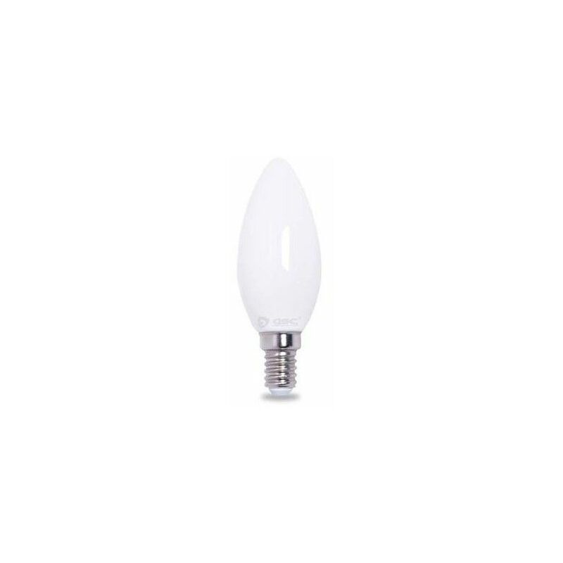 foto del prodotto gsc lampadina a led serie candela di vetro a led 4w e14 6000k 2003515