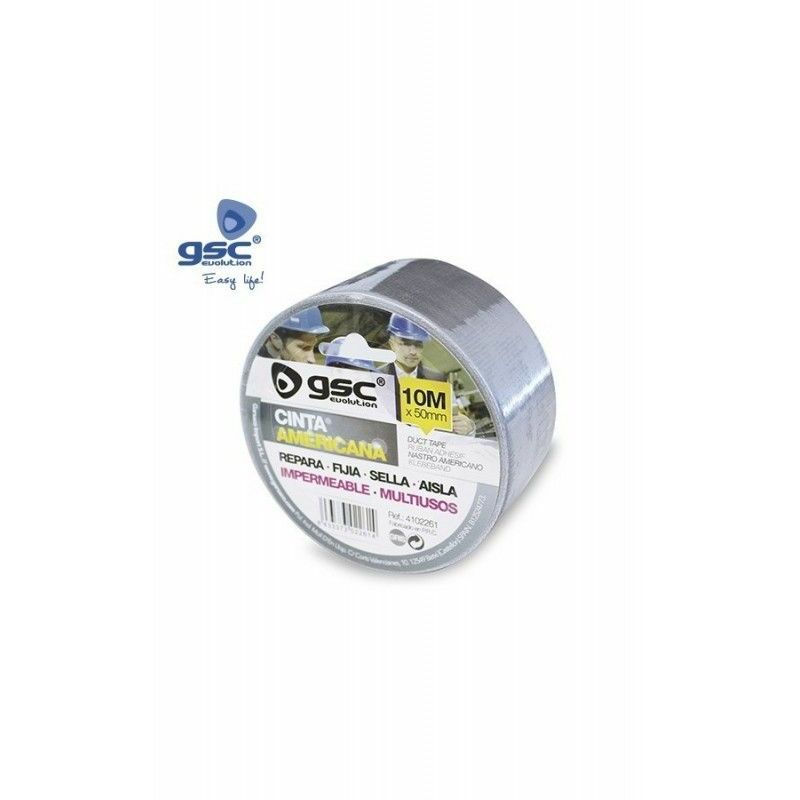 foto del prodotto gsc nastro americano impermeabile 50mm grigio 10m