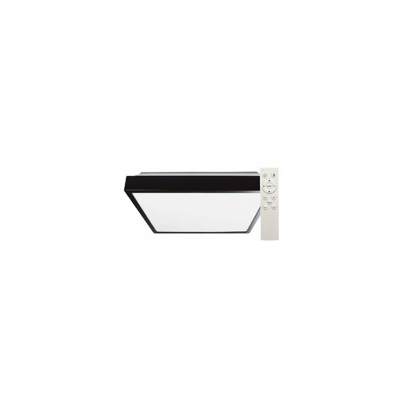 foto del prodotto gsc plafoniera led quadrata andra 30w 3000k a 6500k dimmerabile nero