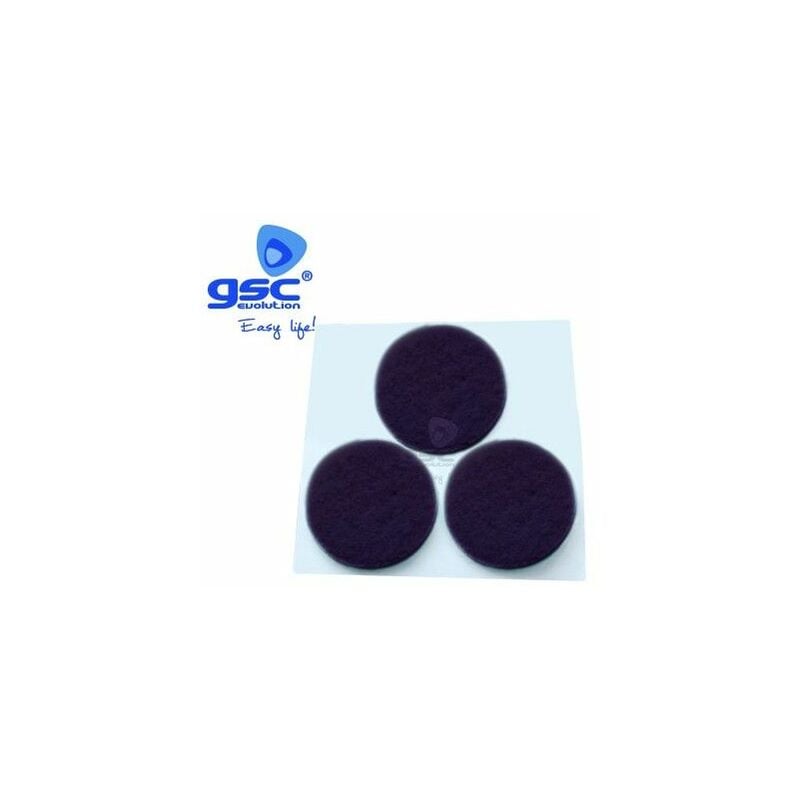 foto del prodotto gsc - set 3 adesivi tondi in feltro adesivo ø42mm brown 003802763