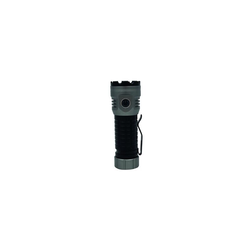 foto del prodotto gsc torcia portatile led cob 20w 2000lm con cavo usb c fascio luminoso fino a 148m ipx4 30x104mm colore nero e grigio
