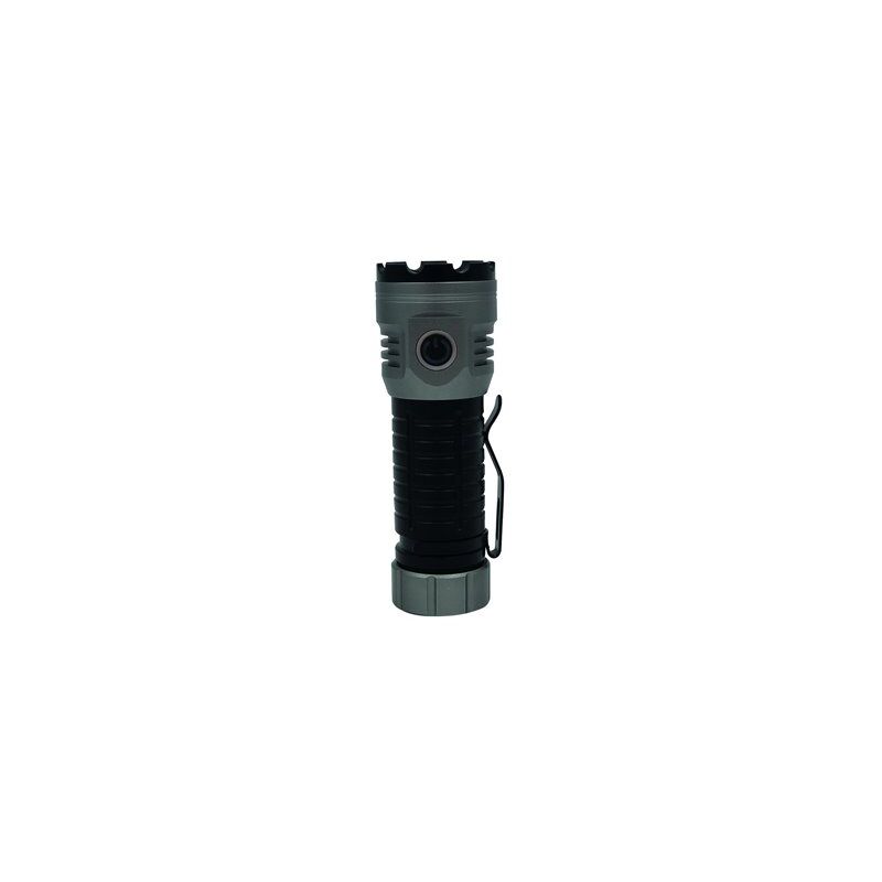 foto del prodotto gsc torcia portatile led cob 30w 3000lm con cavo usb c fascio luminoso fino a 214m ipx4 41x115mm colore nero e grigio