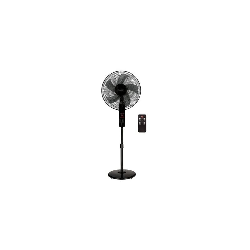 foto del prodotto gsc ventilatore a piantana regolabile tehri con telecomando motore dc 30w 43x135cm nero