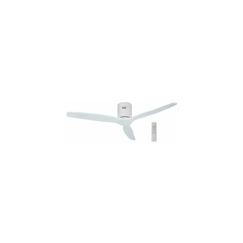 foto del prodotto gsc ventilatore da soffitto dc 52 motore 3 pale in legno bianco
