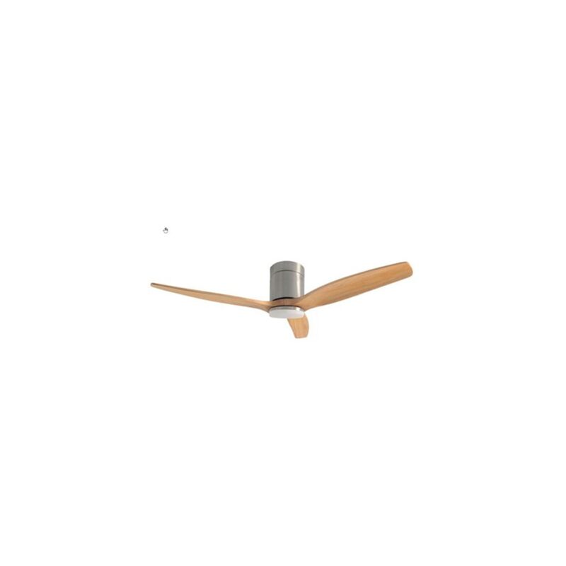 foto del prodotto gsc ventilatore da soffitto kasama con luce cct regolabile e comando 132 3 pale dc nickel