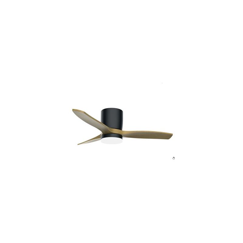 foto del prodotto gsc ventilatore da soffitto matipa con luce cct regolabile e comando 107 3 pale dc nero
