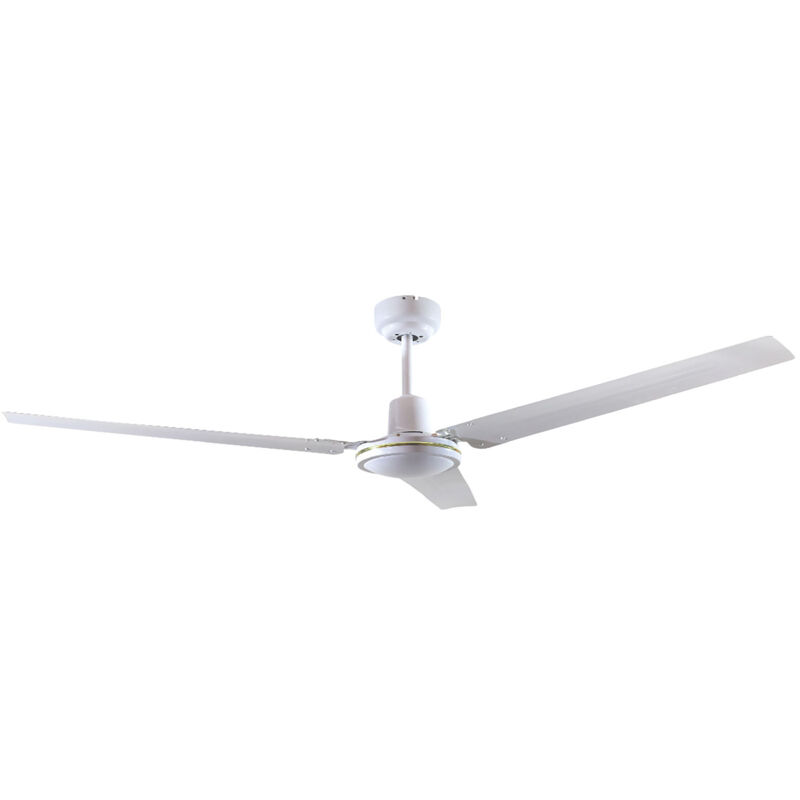 foto del prodotto gsc ventilatore da soffitto saltok con comando 132 3 pale bianco