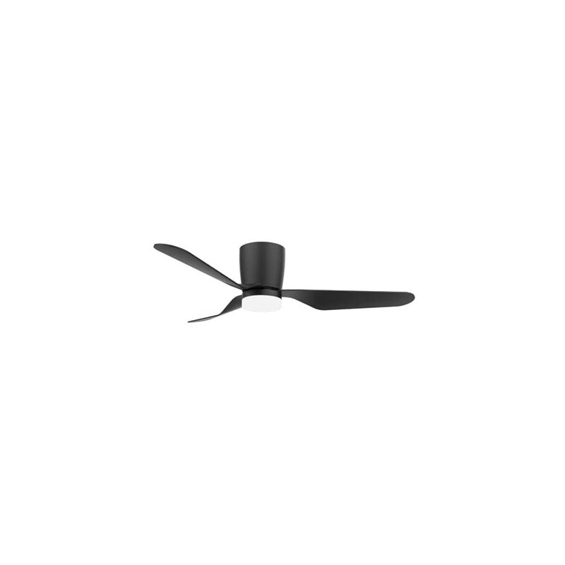foto del prodotto gsc ventilatore da soffitto solesia con luce cct orientabile e comando 132 3 pale dc nero