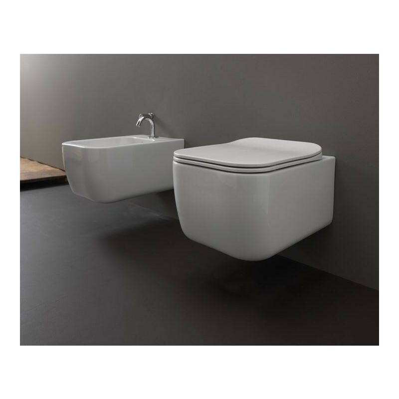 foto del prodotto gsg sanitari brio sospesi senza brida con sedile softclose di