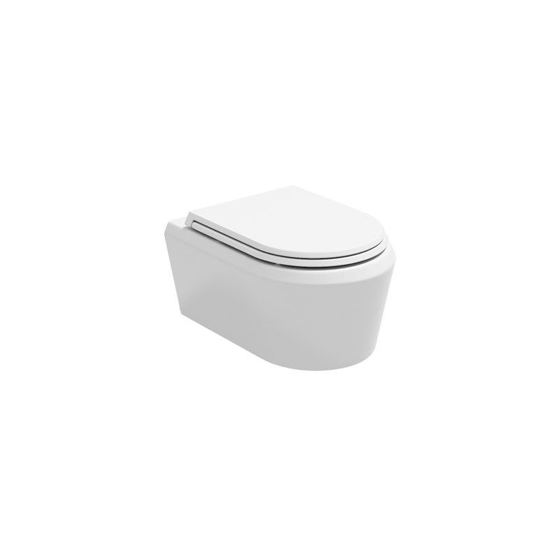 foto del prodotto gsg water cruise sospeso senza brida rimless cm. 53x39 bianco
