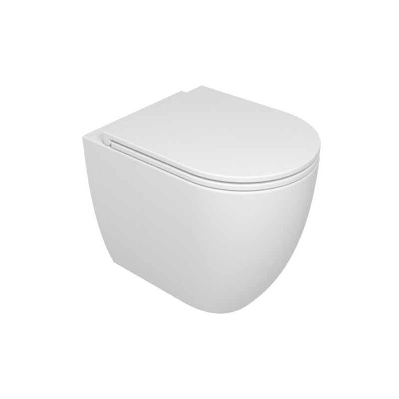 foto del prodotto gsg water like filomuro traslato senza brida cm. 55x36 bianco lucido