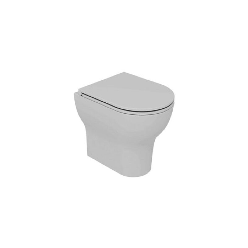 foto del prodotto gsg water speed filomuro senza brida rimless cm. 52x36 bianco