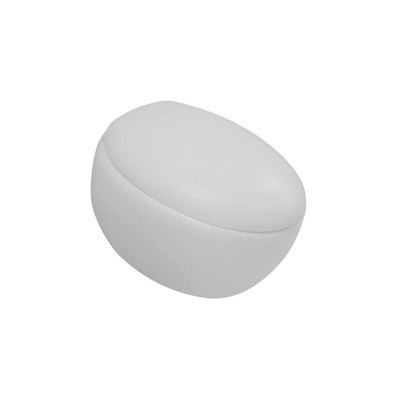 foto del prodotto gsg water touch sospeso senza brida rimless cm. 55x38 5 bianco