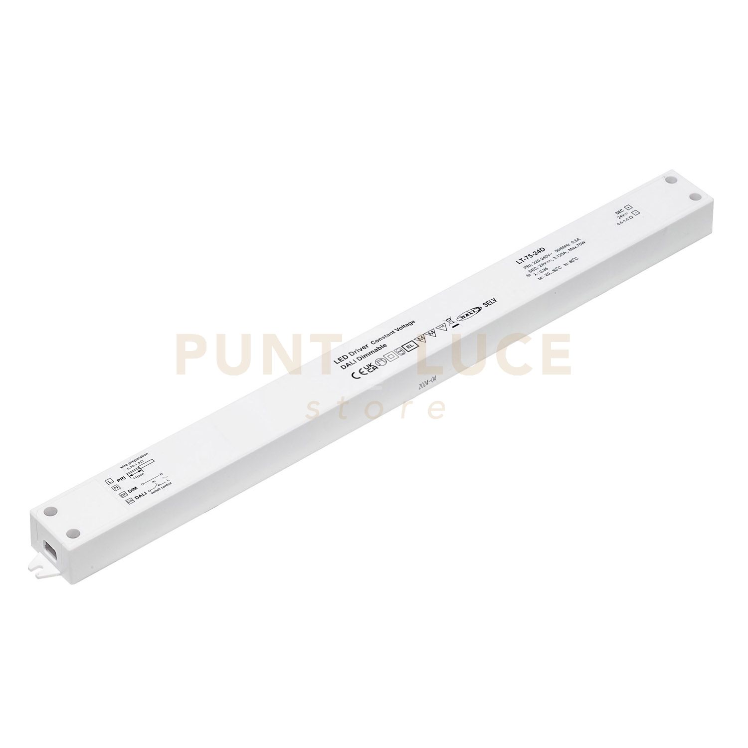 foto del prodotto gstt49 alimentatore e per strisce led 75w 220 240v ip20