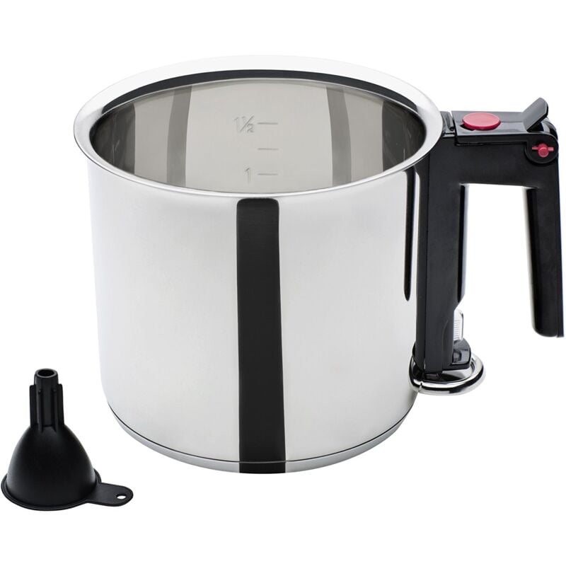 foto del prodotto gsw 983167 simmertopf bollitore 16 cm circa 1,5 litri, imbuto incluso, acciaio inossidabile, argento, 2 unit 