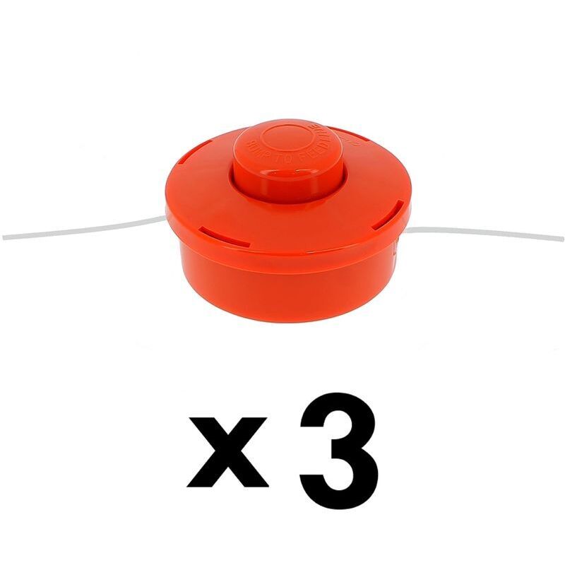foto del prodotto gt garden set di 3 testine a filo per decespugliatore e utensile multifunzione 4 in 1