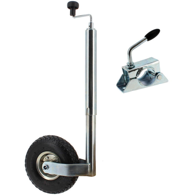 foto del prodotto gt market ruota jockey 48 mm con collare di fissaggio carico 150 kg