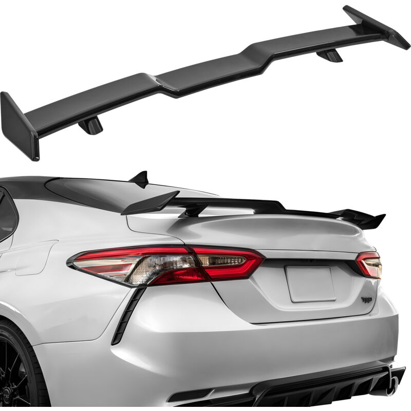 foto del prodotto gt wing spoiler per auto, spoiler 1470 mm, compatibile con camry 2018 2023, materiale abs ad alta resistenza, vernice forno, ala spoiler posteriore