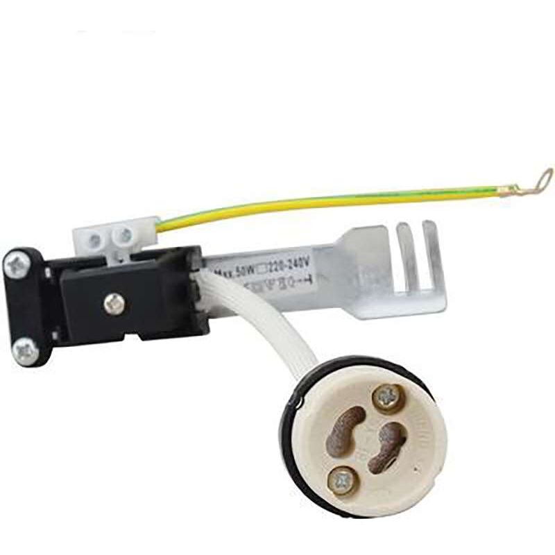 foto del prodotto gu10 220v ceramica isolata 250 con connettore
