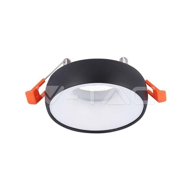 foto del prodotto gu10 fitting rotondo bianco frame bianco reflector